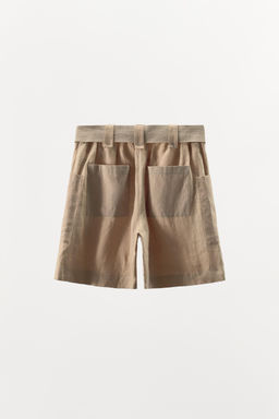 100% LINEN COMBINED BERMUDA SHORTS - LIMITED EDITION - Zara фото 13