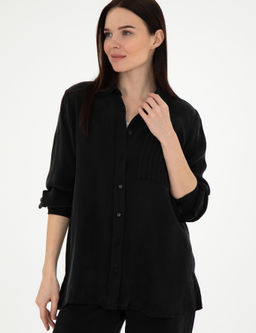 Siyah Comfort Fit Uzun Kollu G_mlek - Pierre cardin фото 3
