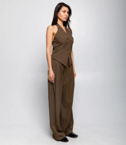 Костюм #КТ6075, тёмный хаки