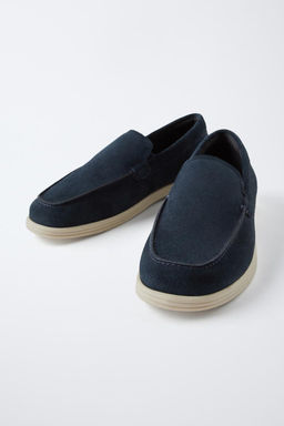 SPLIT SUEDE DECK SHOES - Zara фото 10