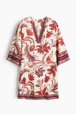 Vestido t?nica de viscosa
