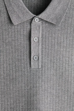 Polo en punto texturizado Regular Fit - H&m фото 8