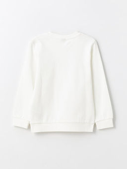 Bisiklet Yaka Bask?l? Uzun Kollu Erkek ?ocuk Ti??rt - Waikiki фото 2