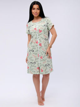 Халат Красотка 12 надписи, трикотаж