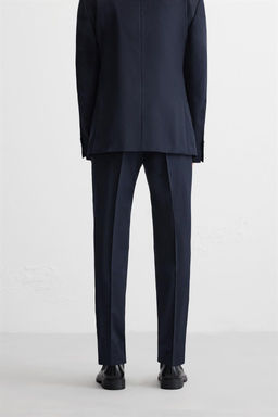 100% WOOL SUIT TROUSERS - Zara фото 11