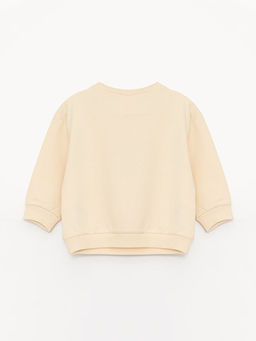 Bisiklet Yaka Uzun Kollu Bask?l? K?z Bebek Sweatshirt 2li - Waikiki фото 3