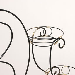 Подставка для цветов Журавль, d=17 см, цвет чёрный - Simaland фото 4