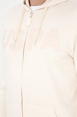 Мужской кремовый свитшот - U.s. polo assn фото 7