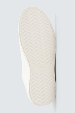CHUNKY LEATHER TRAINERS - Zara фото 7