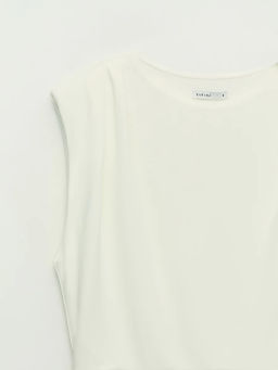 Футболка из вискозы с драпировкой / Zarina фото 9