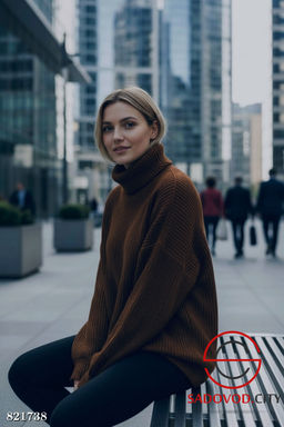 Свитер вязаный оверсайз - Bruno фото 6