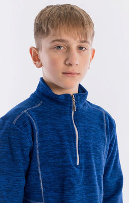 Костюм толстовка и брюки М22134а Синий - Елена фото 4