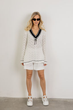 SS-2645 джемпер женский молоко