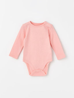 Bisiklet Yaka Uzun Kollu K?z Bebek ??t??tl? Body 5li - Waikiki фото 3