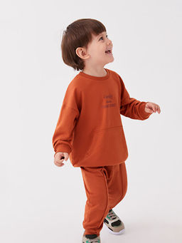 Bisiklet Yaka Erkek Bebek Sweatshirt ve E?ofman Alt 2li - Waikiki фото 2