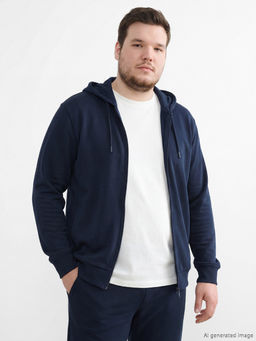 Kap??onlu Erkek Fermuarl? Sweatshirt