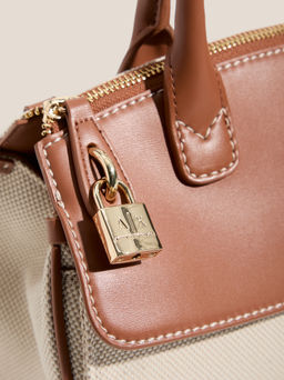 Женский тоут ARMANI EXCHANGE JANE Артикул 4368297, светло-бежевый  фото 2