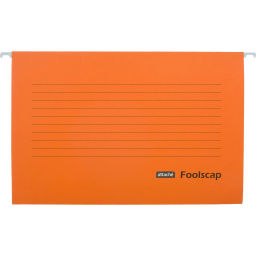 Папка подвесная Attache Foolscap, картон оранжевый, до 200л., 5шт/уп  фото 2