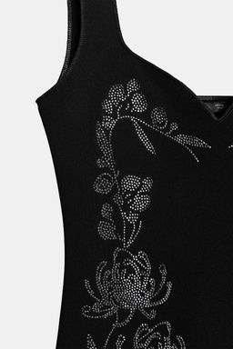 SHINY STRETCH MIDI DRESS - Zara фото 6