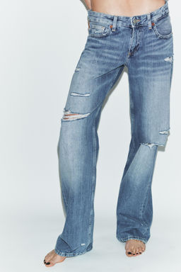 TRF MID-WAIST BAGGY JEANS - Zara фото 11