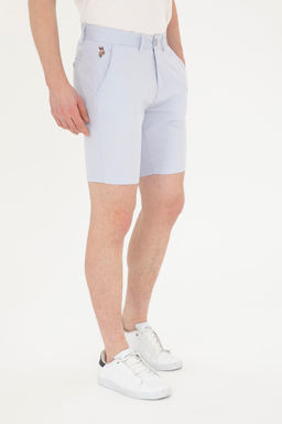 Мужские голубые тканые шорты - U.s. polo assn фото 9