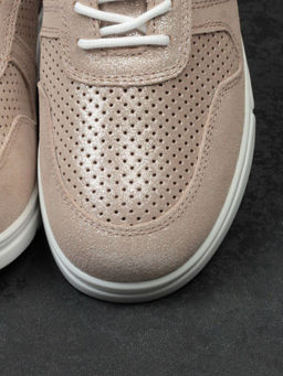 05-FEE01-2P BEIGE Кроссовки (нубук) - Фабричный китай фото 16