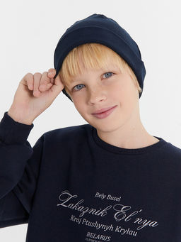 Шапка детская синяя - Mark formelle фото 6
