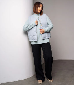 Жилет #КТ8358, голубой