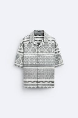 GEOMETRIK JACQUARD INCE CEKET - Zara фото 7