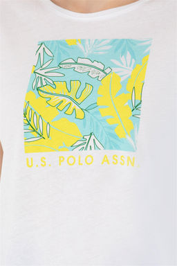 Женская белая футболка - U.s. polo assn фото 7