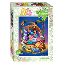 Цена за 20 шт. Мини-пазлы «Любимые сказки», 54 элемента, МИКС