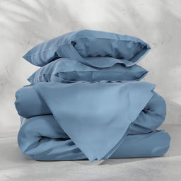 Постельное бельё Этель 2сп Tencel 180*210см, 220*245см, 50*70см-2шт, цвет серо-голубой фото 5