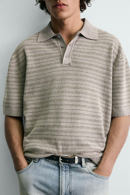 POLO PUNTO ESTRUCTURA BOUCL? / Gris