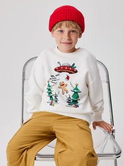 ACOOLA / Джемпер детский для мальчиков Lepaludi белый