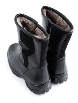 Сапоги мужские кожаные Байкал, литая подошва