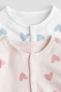 Pack de 2 pijamas enteros en algod?n - H&m фото 10