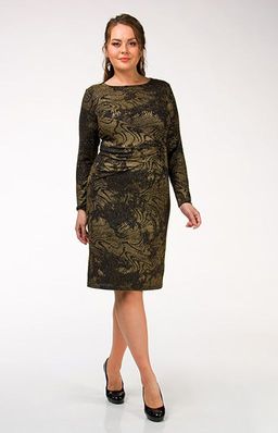 Великолепное платье ассиметричного кроя. На талии деталь с драпировкой, напоминающая по форме бант. - Ckc collections фото 2