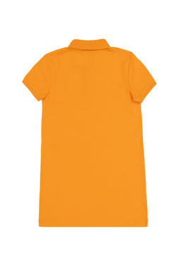 Оранжевое трикотажное платье для девочки Неожиданная скидка в корзине - U.s. polo assn фото 2