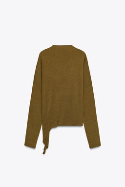 ASYMMETRIC KNIT SWEATER - Zara фото 6
