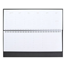 Планинг на гребне недатированный 100х300 мм, 56 листов, БУМВИНИЛ, черный - Calligrata фото 6