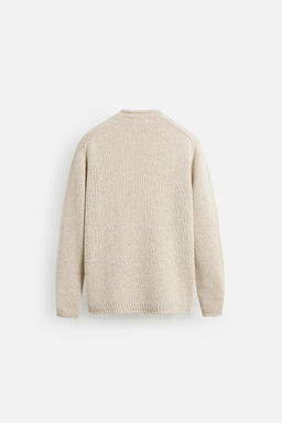 RUSTIC TEXTURED KNIT SWEATER - Zara фото 10