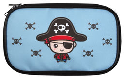 Пенал 1 секц. бол. LOREX KIDS CUTE PIRATE 120х210х23 мм синий полиэстер