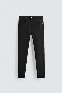JEANS SKINNY FIT CROPPED / Negro - Zara фото 6