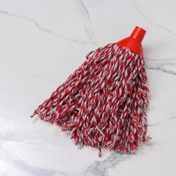 Насадка для швабры веревочная Доляна, х/б 300 г, длина нити 33 см, МИКС