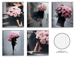 Тетрадь 48 л. А5 клетка, на скрепке, офсет LOREX FLOWERS IN THE CITY мелованный картон, дв...
