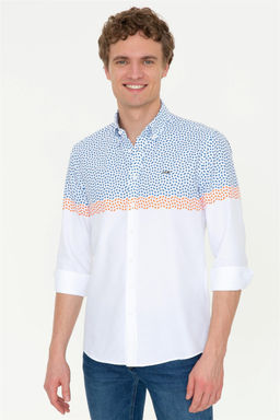 Мужская рубашка Petrol с длинным рукавом - U.s. polo assn фото 3