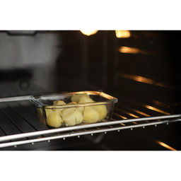 Контейнер Доляна Cook and Freeze, 380 мл, 15?11?5.5 см, с крышкой, жаропрочное стекло, МИКС
