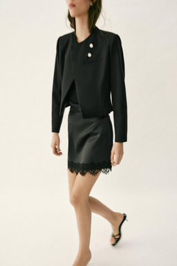 SKORT WITH LACE HEM - Zara фото 27