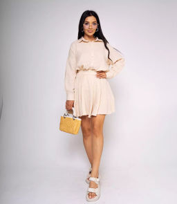 Костюм #БШ2300, бежевый