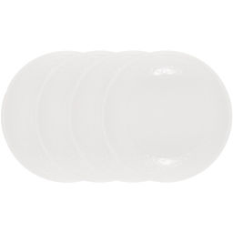 42929 GIPFEL Набор блюдец SILVIA 10 см (4 шт.). Материал: фарфор. Цвет: белый.